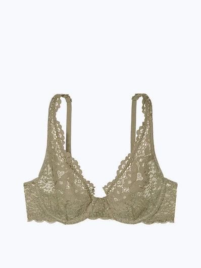 Lace Plunge Unlined Demi Bra