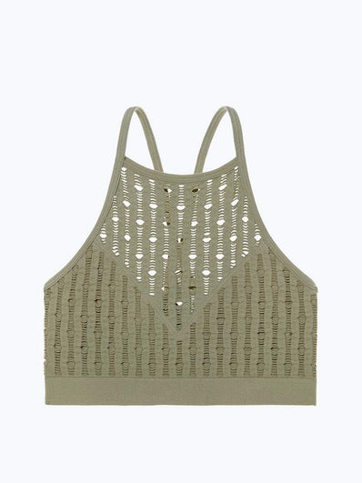 Seamless High-neck Sport Bra
